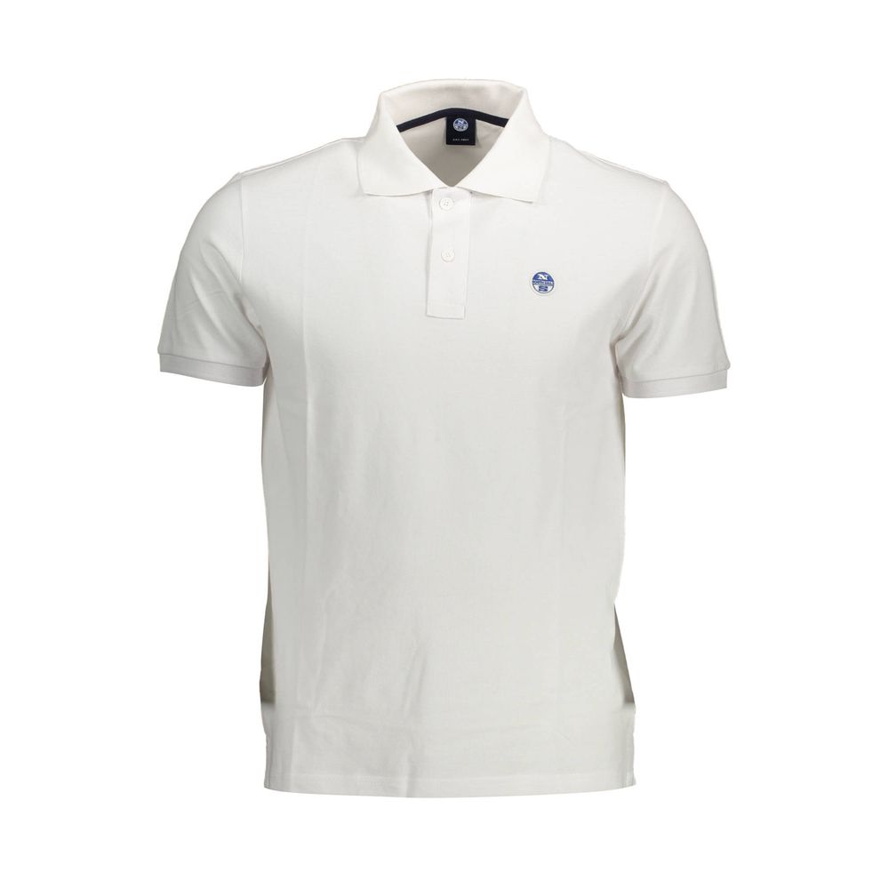 North Sails Hvid Bomulds Herre Poloshirt