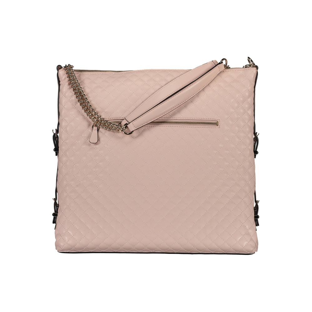 Guess Jeans Pink Polyethylen Dame Håndtaske