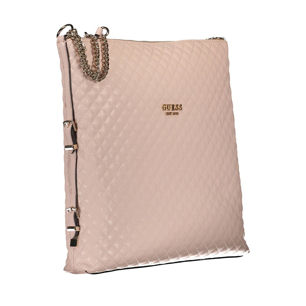 Guess Jeans Pink Polyethylen Dame Håndtaske