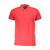 Cavalli Class rød bomuldspoloshirt