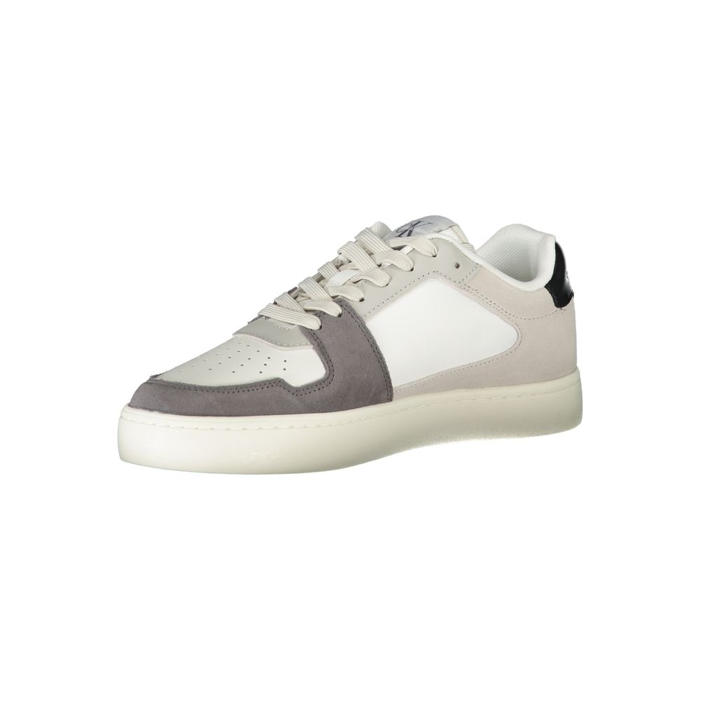 Calvin Klein Hvid Polyester Herre Sneaker