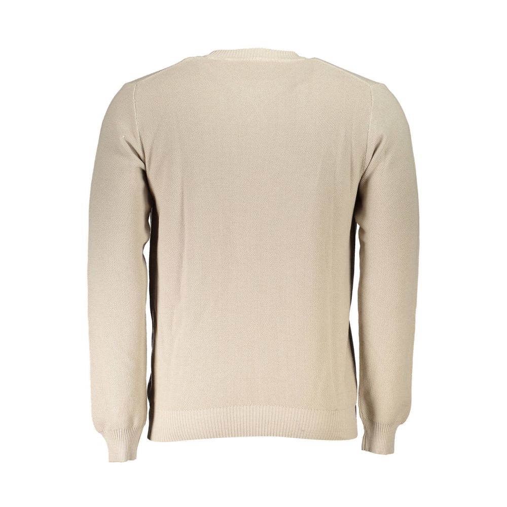 North Sails Beige Bomulds Herretrøje