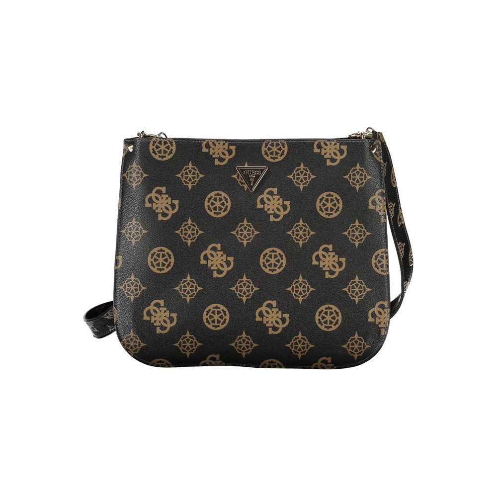 Guess Jeans Brun Polyethylen Håndtaske