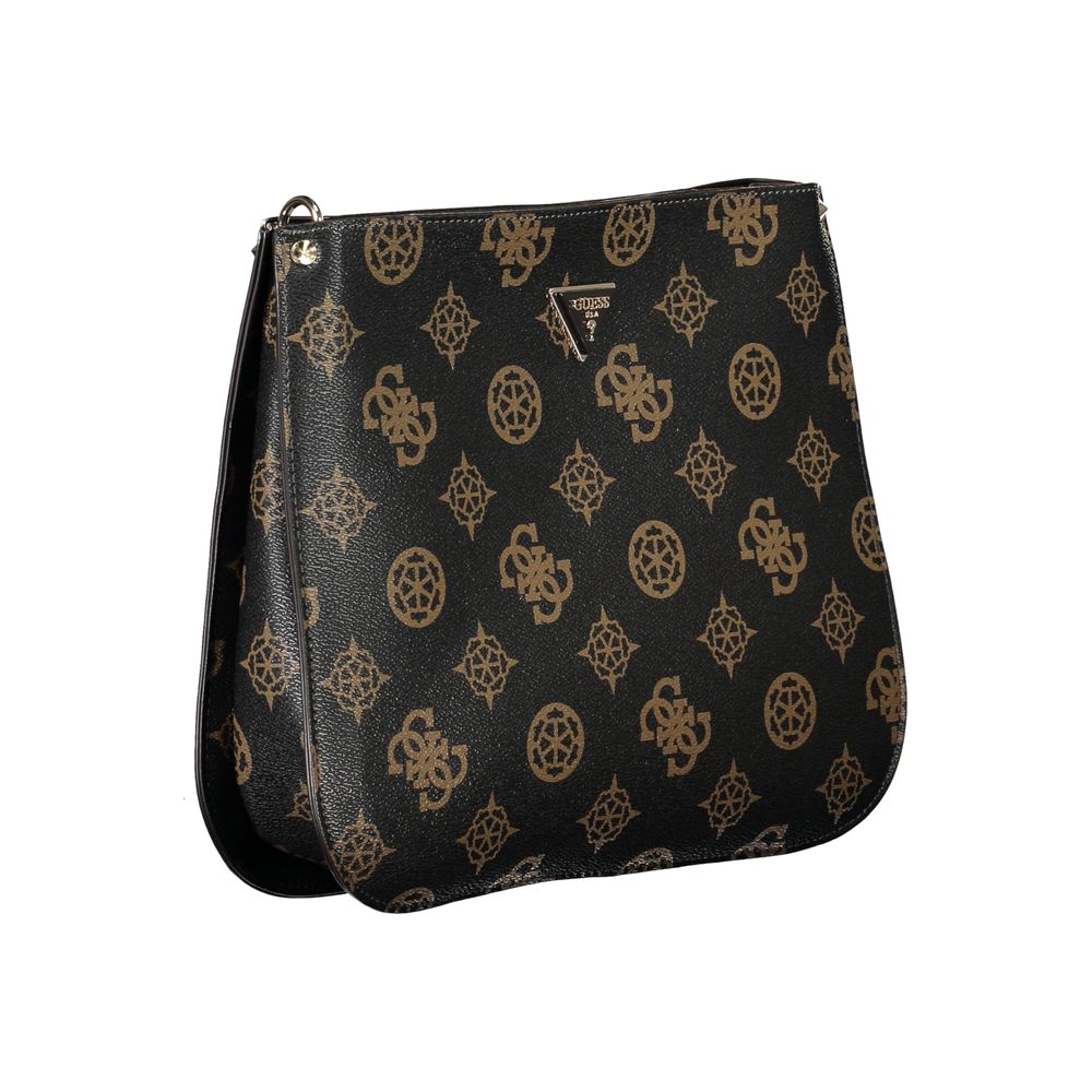 Guess Jeans Brun Polyethylen Håndtaske