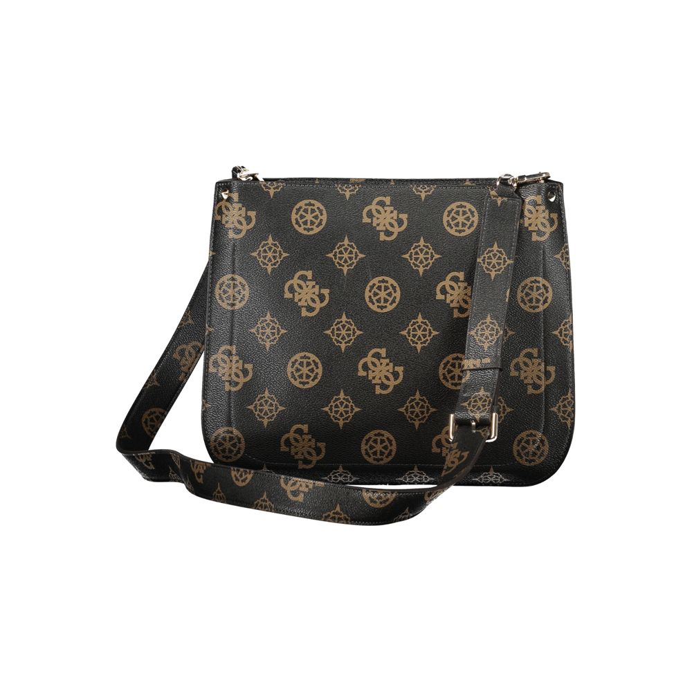 Guess Jeans Brun Polyethylen Håndtaske