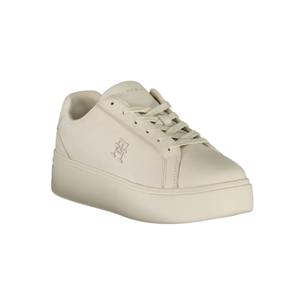 Tommy Hilfiger Hvid Polyester Sneaker