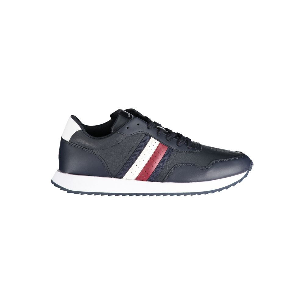 Tommy Hilfiger Blå Polyester Sneaker