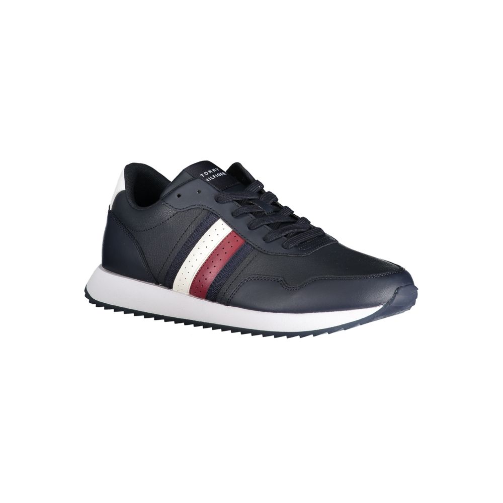 Tommy Hilfiger Blå Polyester Sneaker
