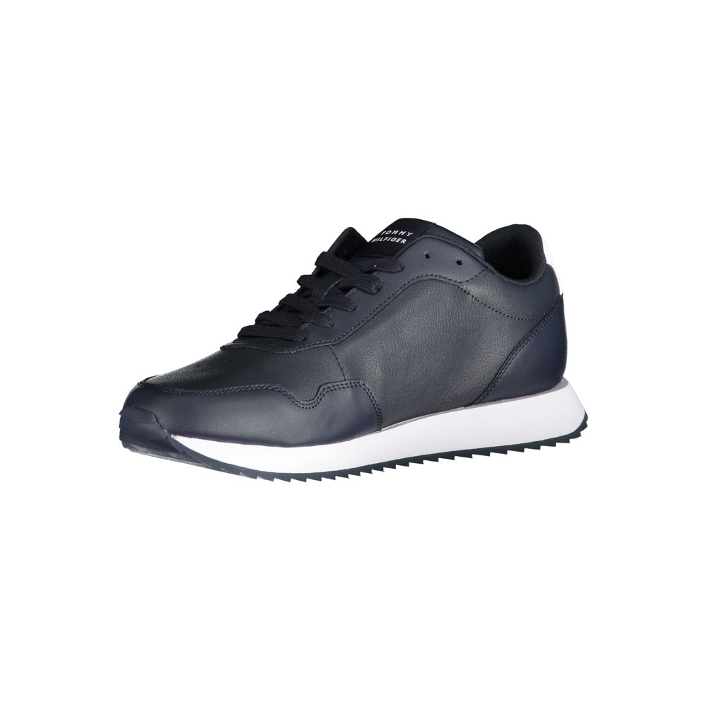 Tommy Hilfiger Blå Polyester Sneaker