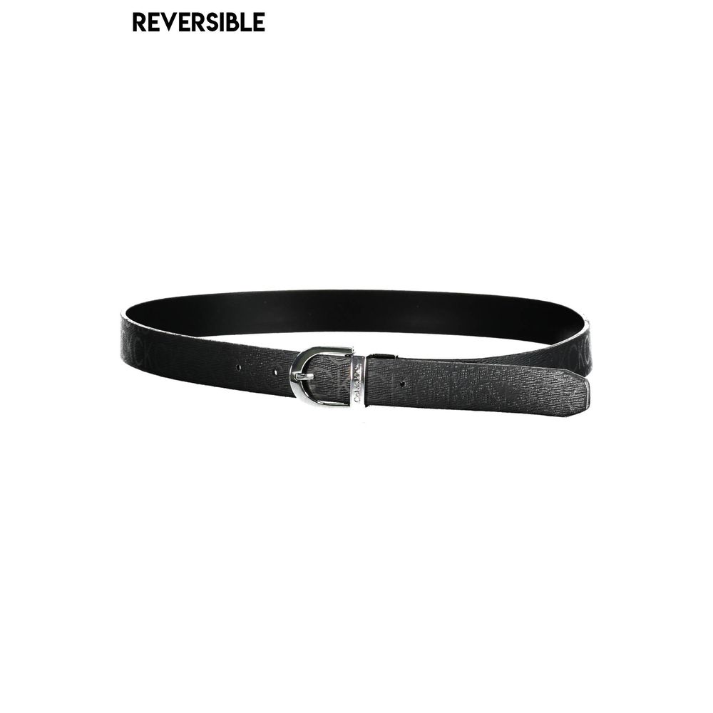 Calvin Klein sort polyesterbælte til kvinder