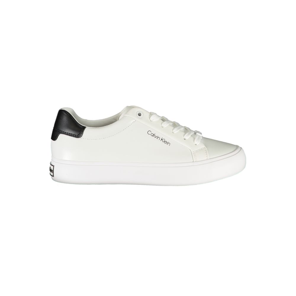 Calvin Klein Hvid Polyester Sneaker