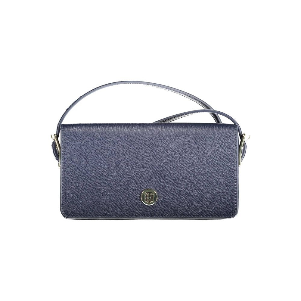 Tommy Hilfiger blå polyethylen damehåndtaske