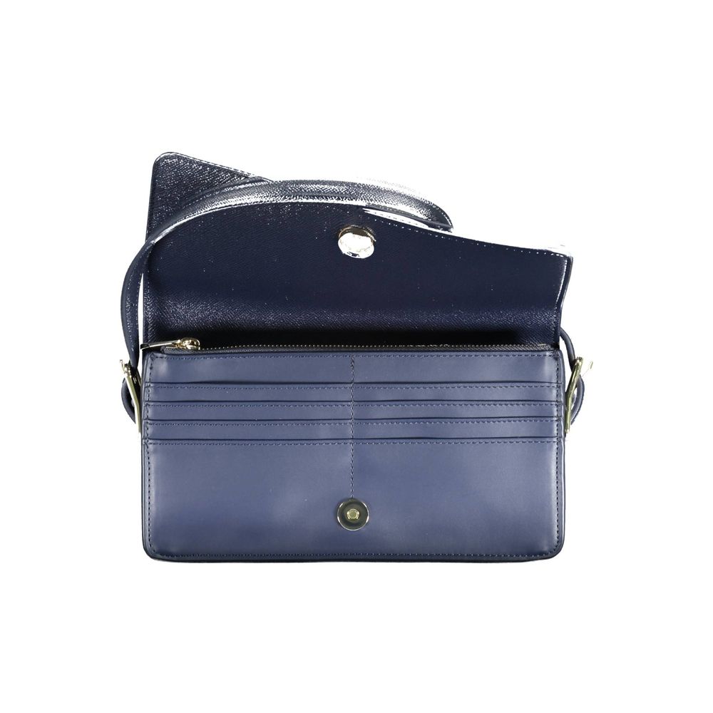Tommy Hilfiger blå polyethylen damehåndtaske