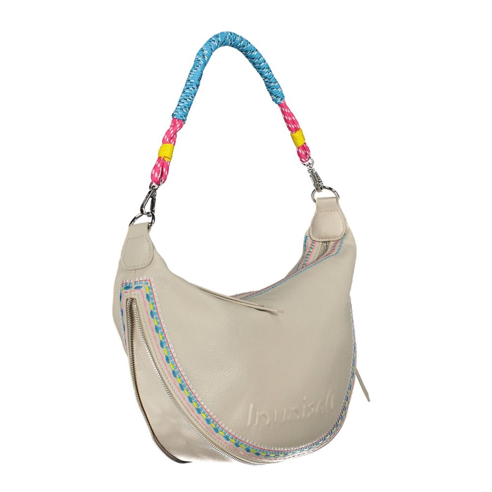 Desigual Hvid Polyethylen Dame Håndtaske