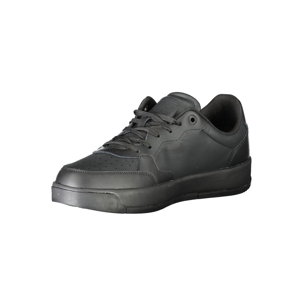 Tommy Hilfiger Sort Polyethylen Herre Sneaker