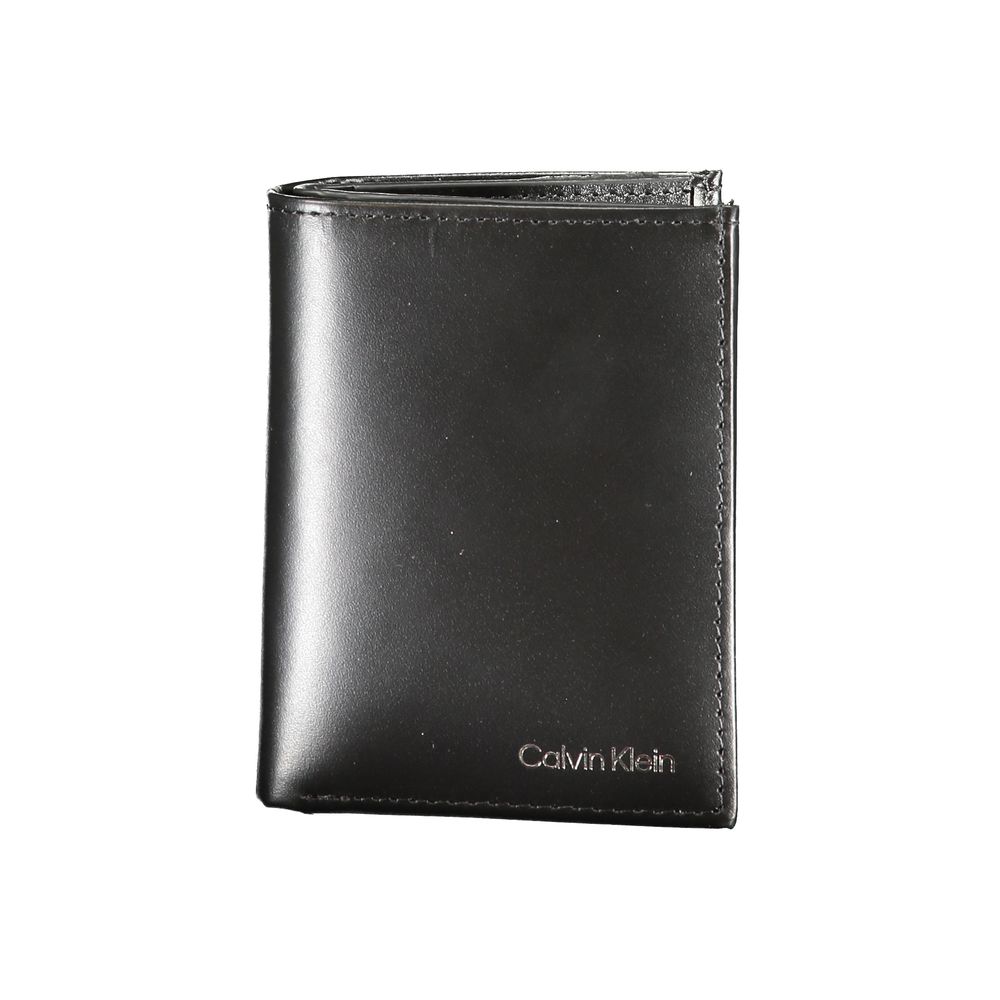Calvin Klein sort læderpung