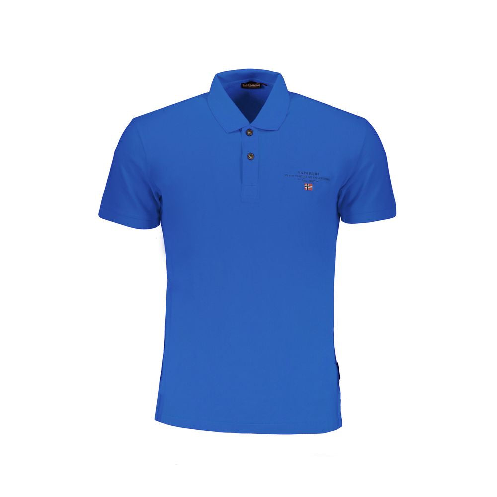 Napapijri blå bomuld poloshirt