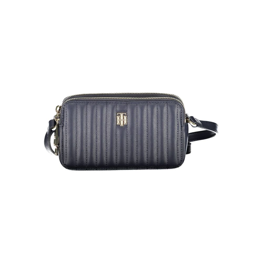 Tommy Hilfiger blå polyethylen damehåndtaske