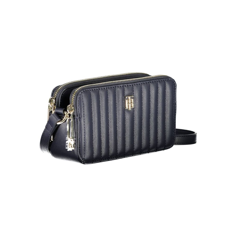 Tommy Hilfiger blå polyethylen damehåndtaske