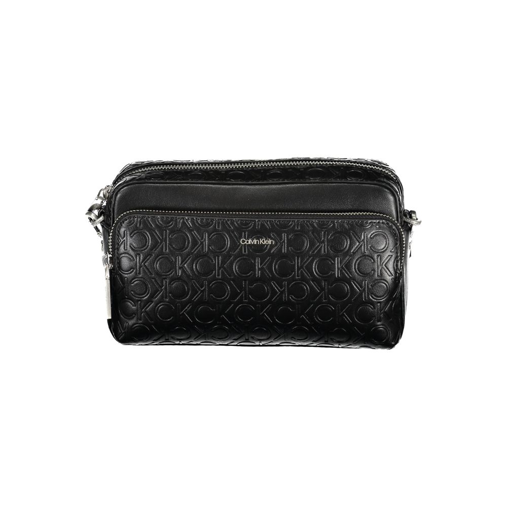 Calvin Klein sort polyester håndtaske
