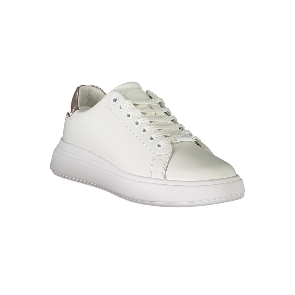 Calvin Klein Hvid Polyester Sneaker