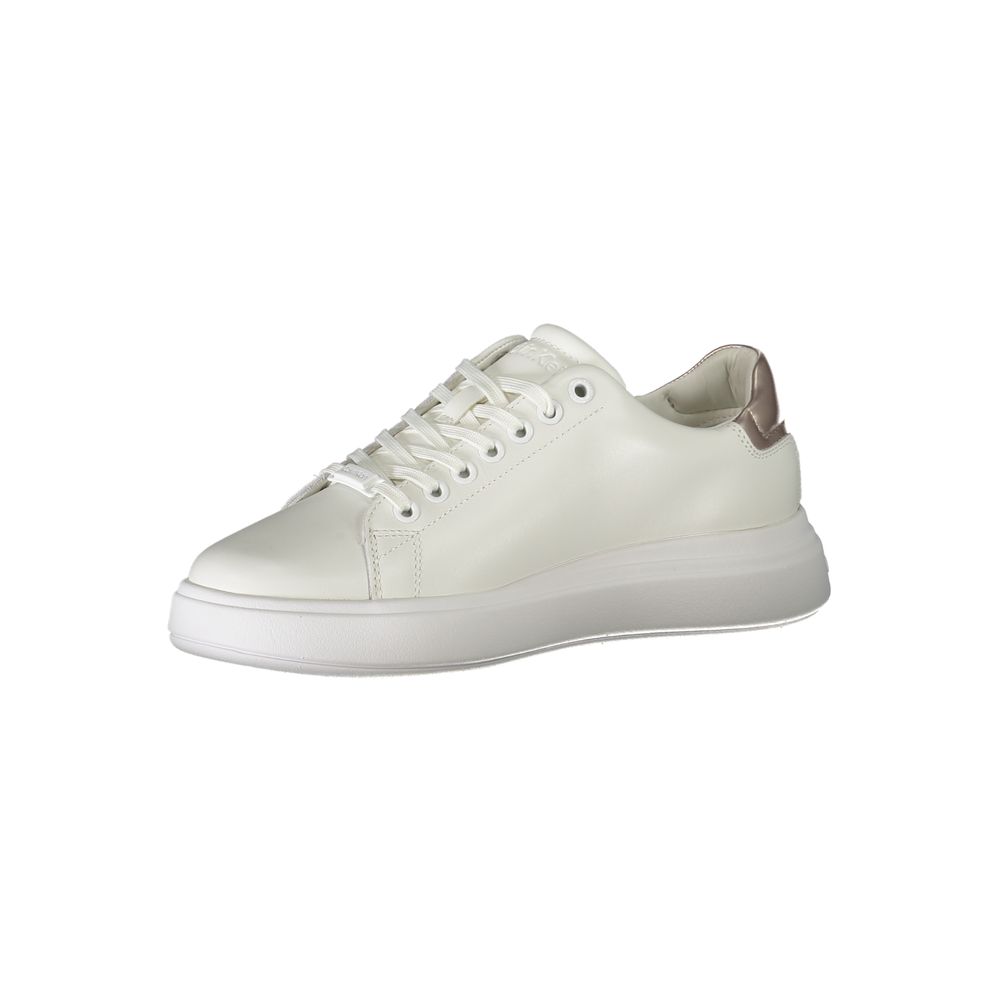 Calvin Klein Hvid Polyester Sneaker