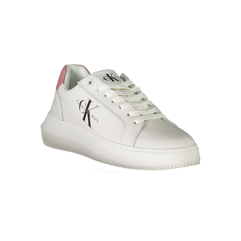 Calvin Klein Hvid Polyester Sneaker