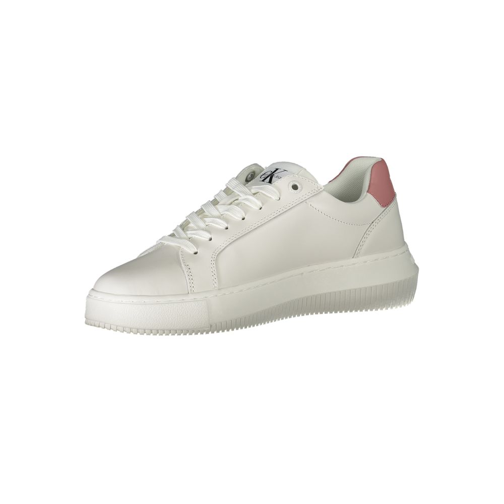 Calvin Klein Hvid Polyester Sneaker