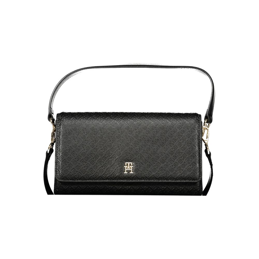 Tommy Hilfiger sort polyethylen damehåndtaske