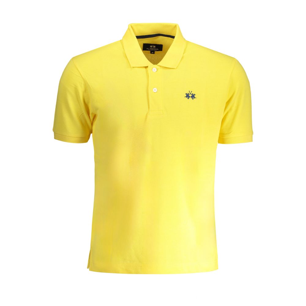 La Martina gul bomuldspoloshirt