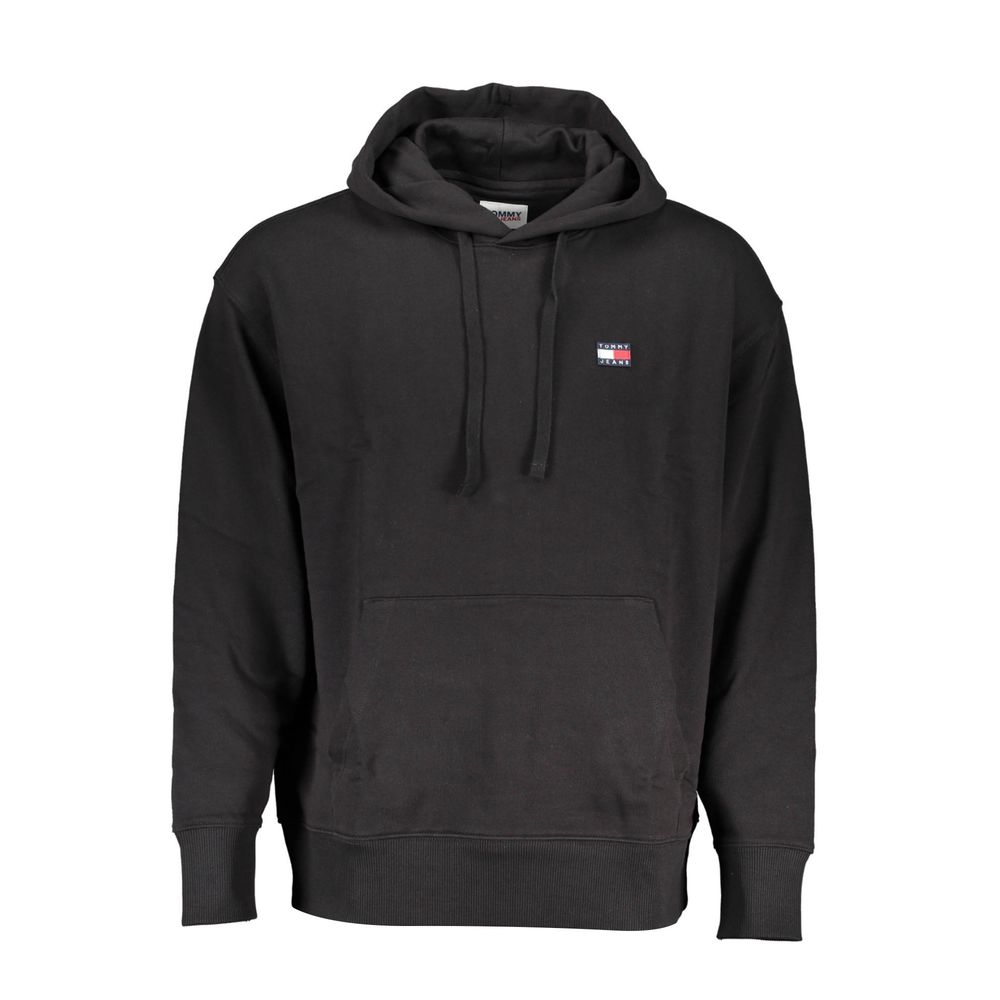 Tommy Hilfiger sort bomulds herretrøje