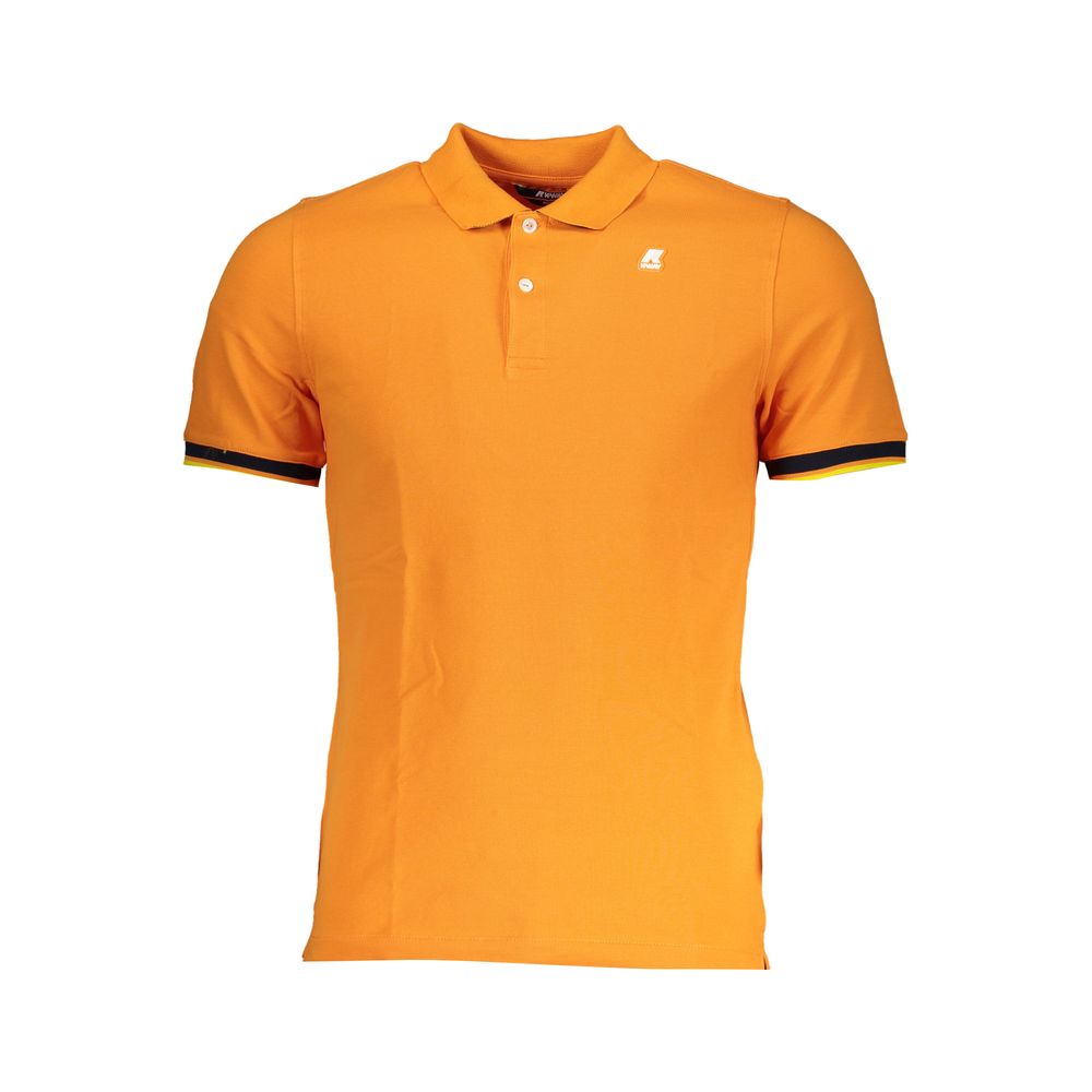 K-WAY Vibrant Orange Polo med Kontrastdetaljer