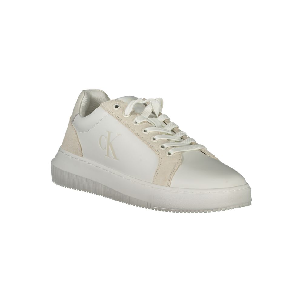 Calvin Klein Hvid Polyethylen Herre Sneaker