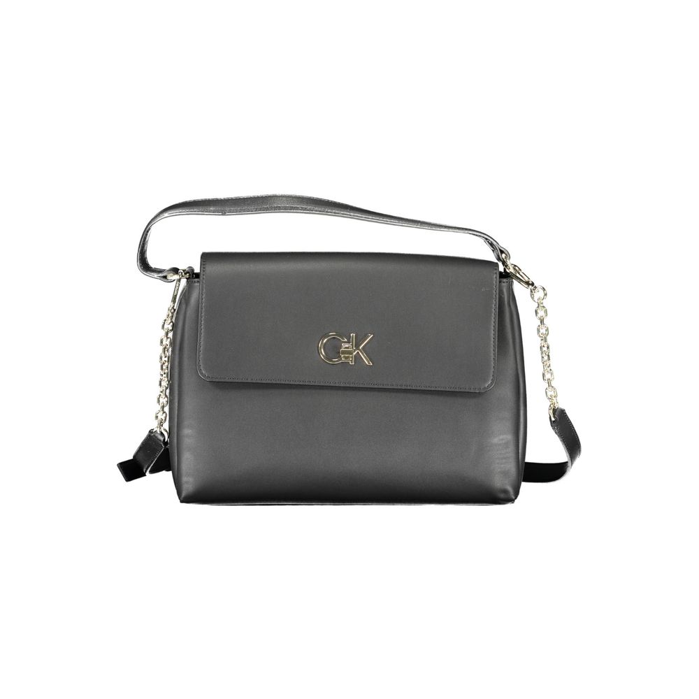 Calvin Klein sort polyester dametaske