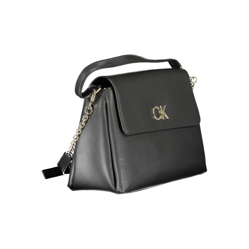 Calvin Klein sort polyester dametaske