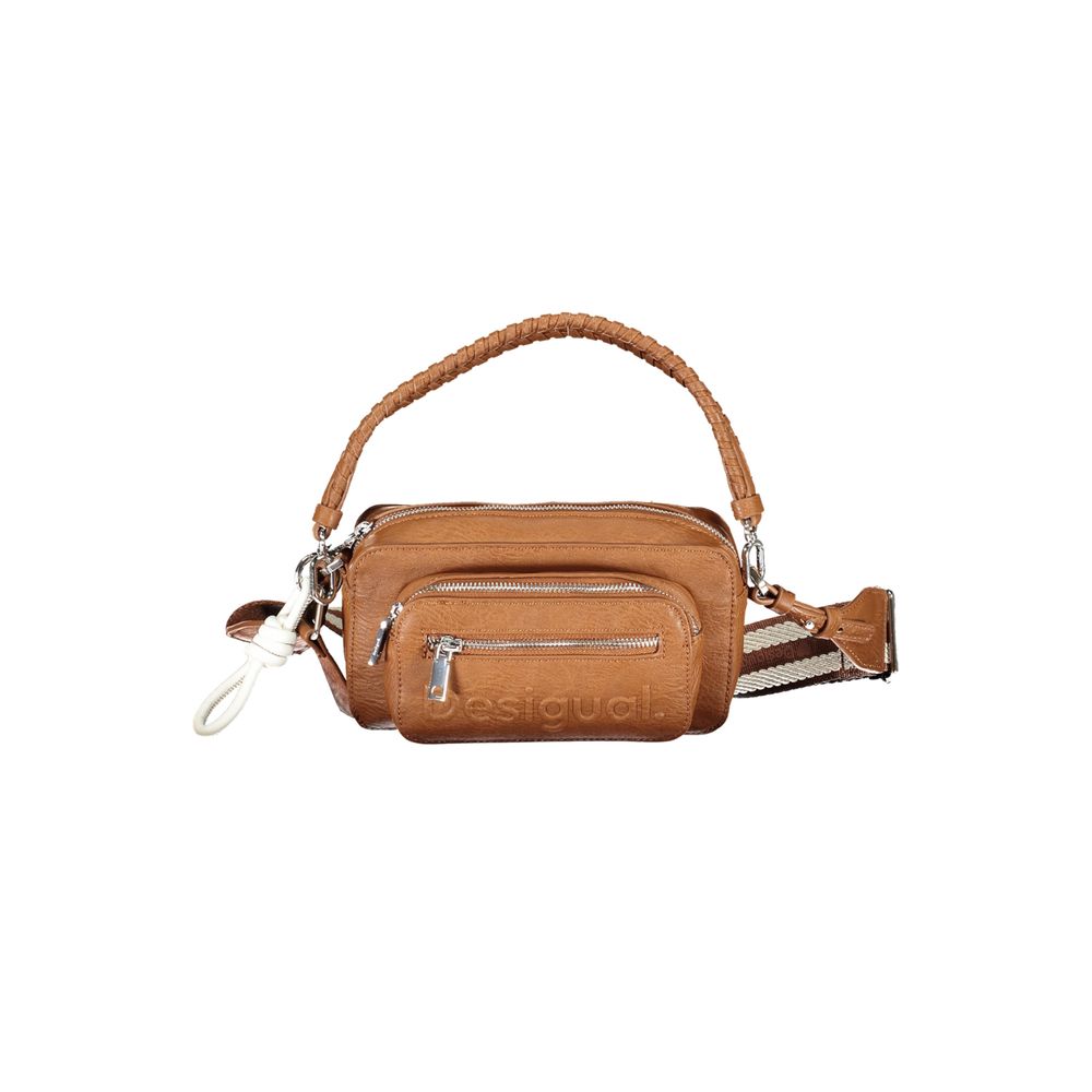 Desigual Brun Polyethylen Håndtaske