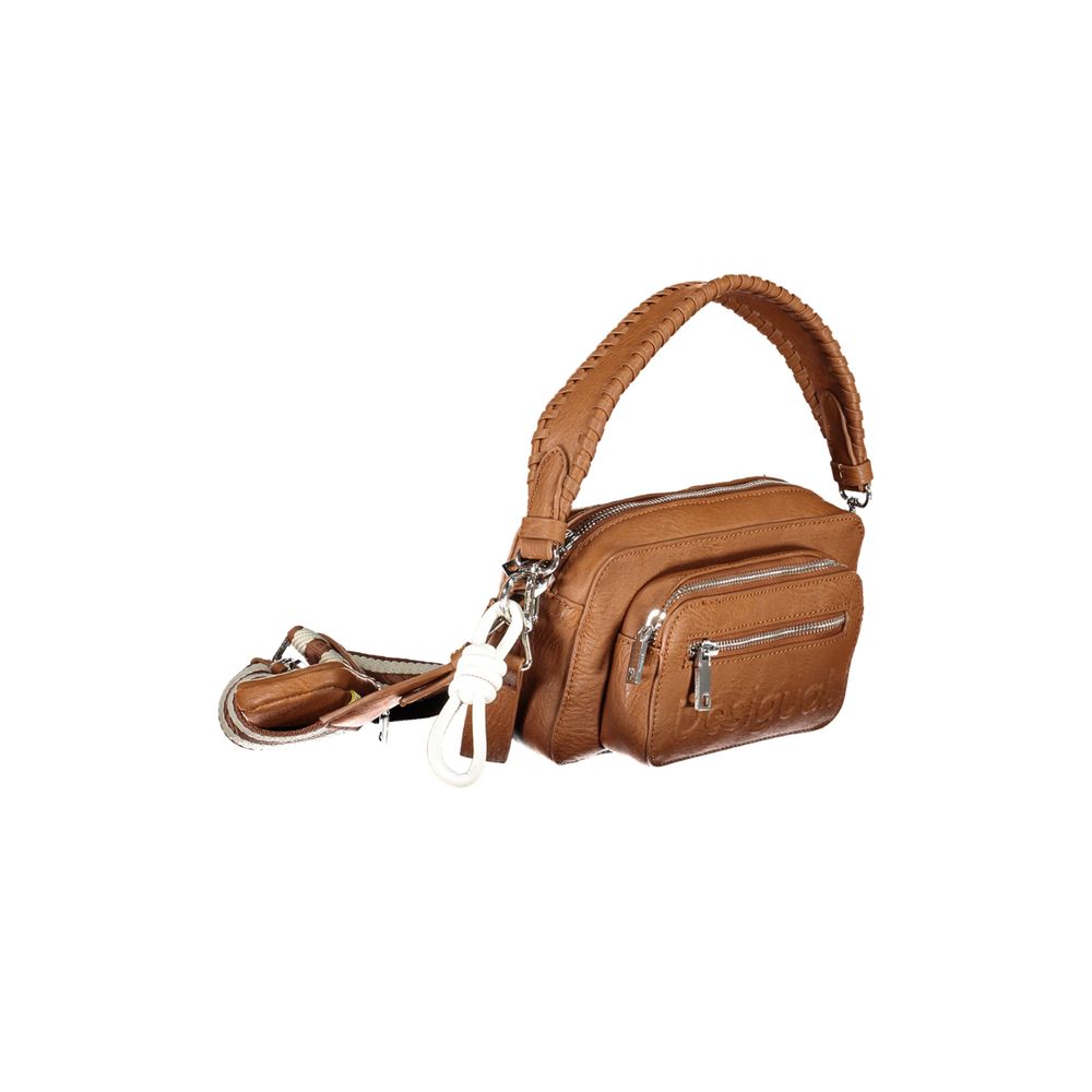 Desigual Brun Polyethylen Håndtaske