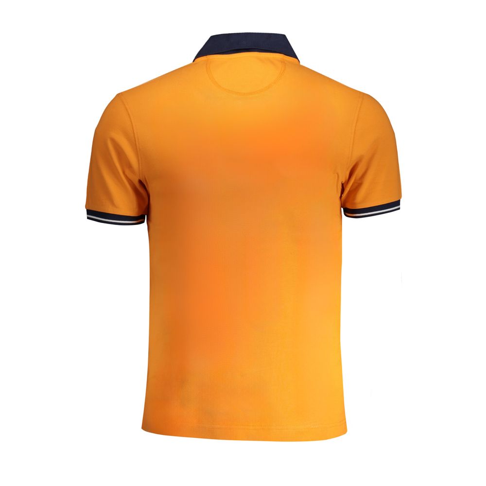 La Martina orange poloshirt i bomuld