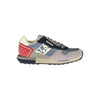 Napapijri Gray Leather Men Sneaker