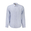 Guess Jeans Blue Linen Men Shirt