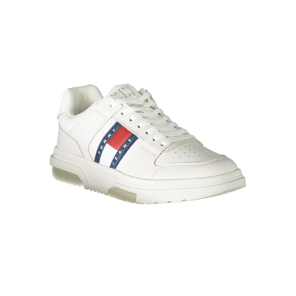 Tommy Hilfiger Hvide Læder Herre Sneaker