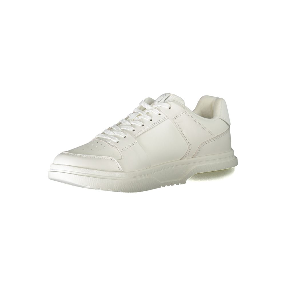 Tommy Hilfiger Hvide Læder Herre Sneaker