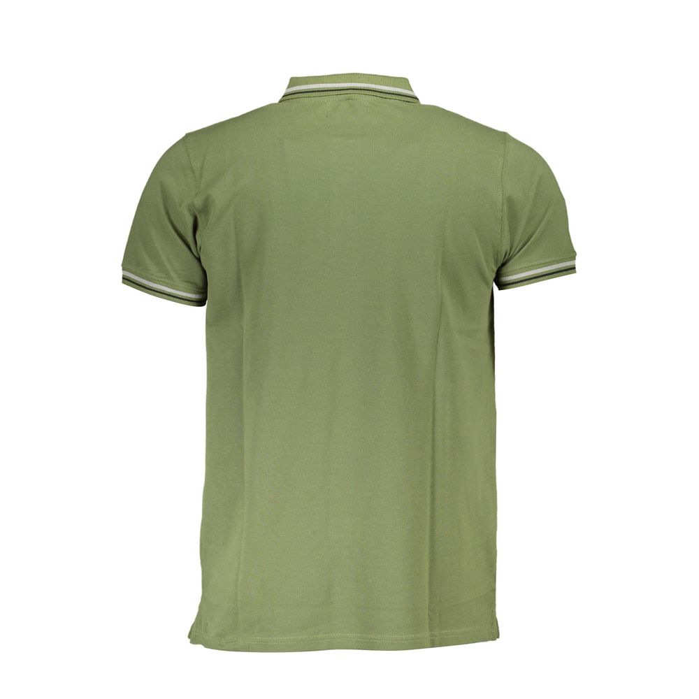 Cavalli Class Grøn Bomuldspoloshirt