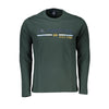La Martina Elegant Grøn Broderet Rund Hals Bomuld T-shirt