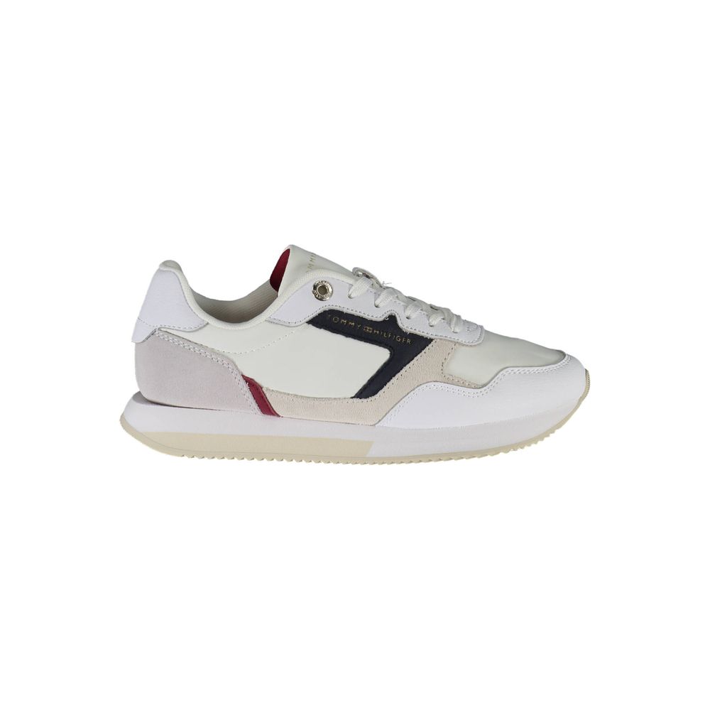 Tommy Hilfiger Hvid Læder Dame Sneaker