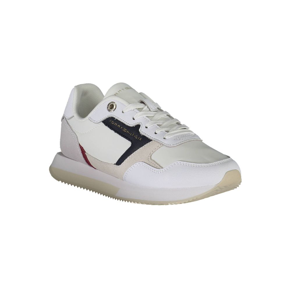 Tommy Hilfiger Hvid Læder Dame Sneaker