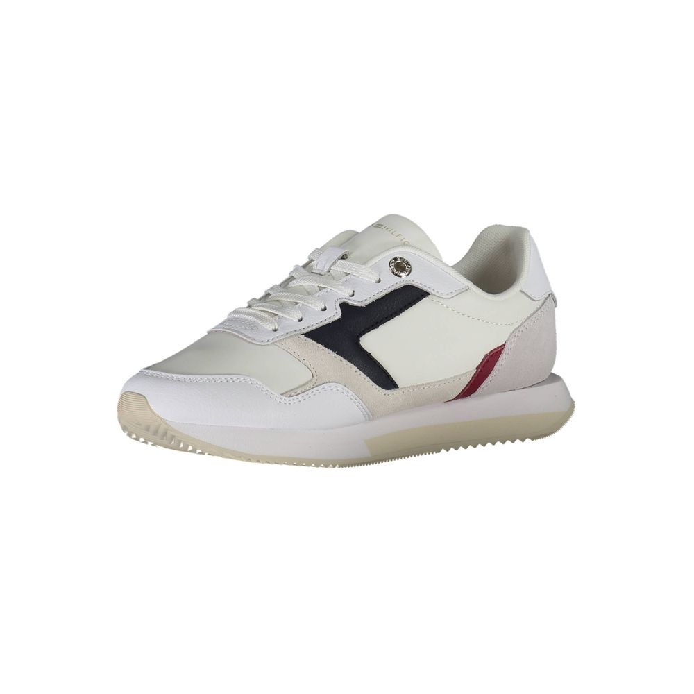 Tommy Hilfiger Hvid Læder Dame Sneaker