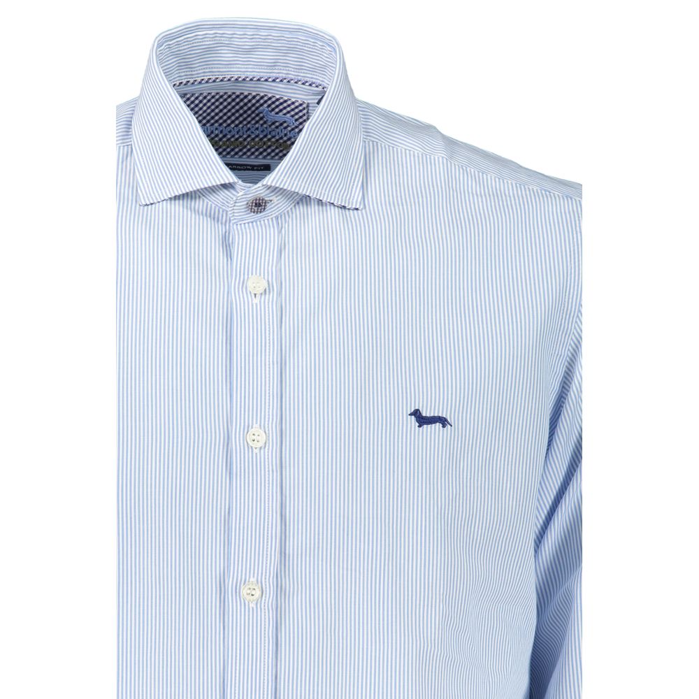Harmont & Blaine Light Blue Cotton Men Shirt