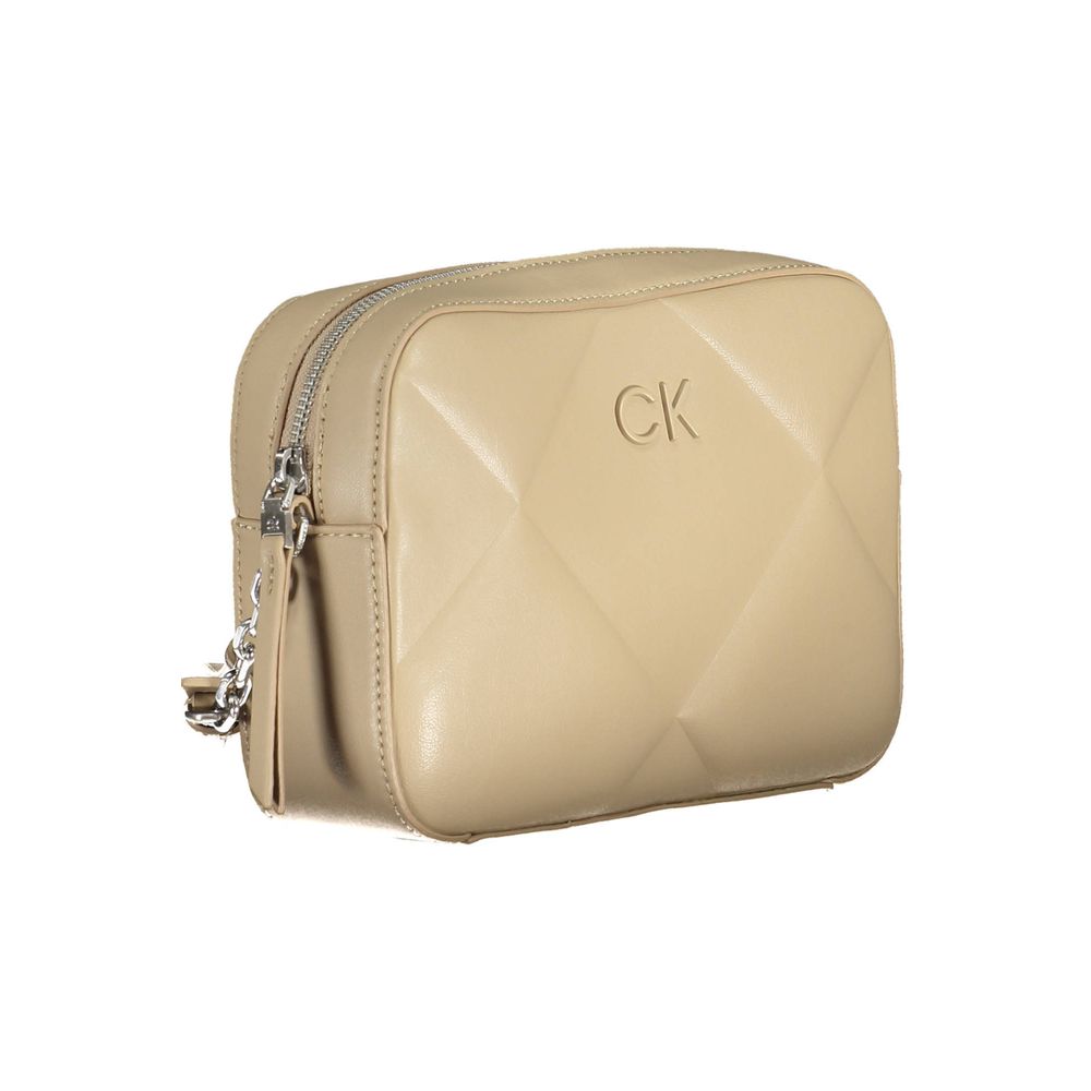 Calvin Klein Beige Polyester Håndtaske