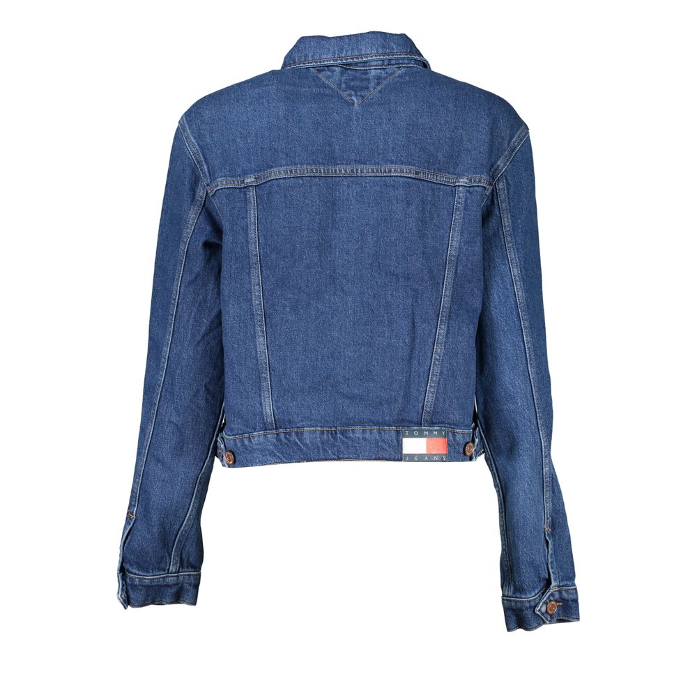 Tommy Hilfiger Blå Bomuldsjakke Dame